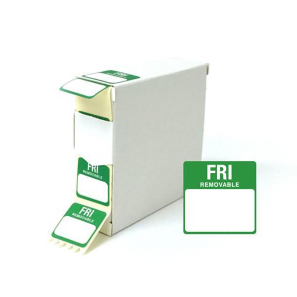 1'' Colour Coded Green Friday Food Labels